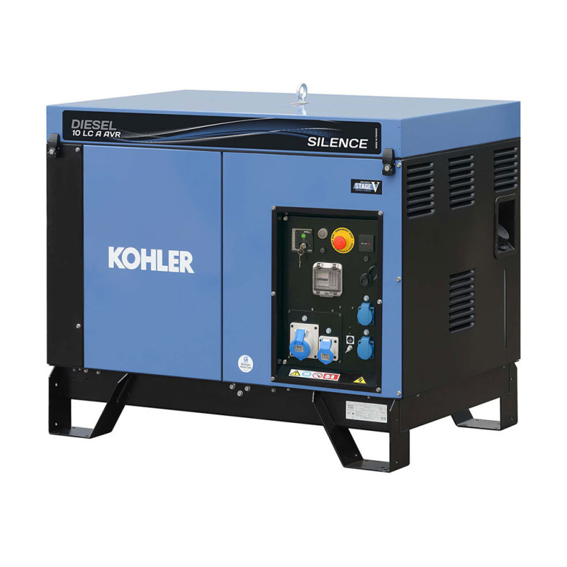 KOHLER-SDMO 10 LC A SILENCE C5 - Groupe électrogène Monophasé Diesel - Avec AVR