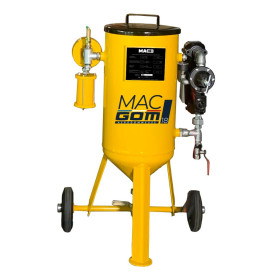 MAC3 MAC GOM 18 - Aérogommeuse 18L avec tuyau 10 mètres + buse 3,2mm + séparateur d'eau