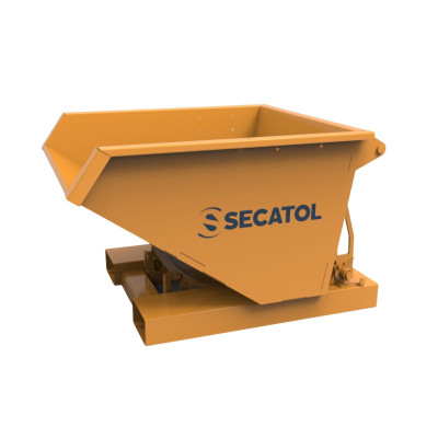 SECATOL - Benne auto-basculante BAB - Version Peinte - 300L