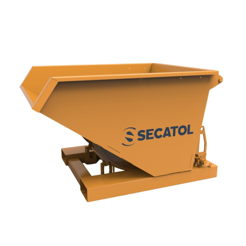 SECATOL - Benne auto-basculante BAB - Version Peinte - 500L