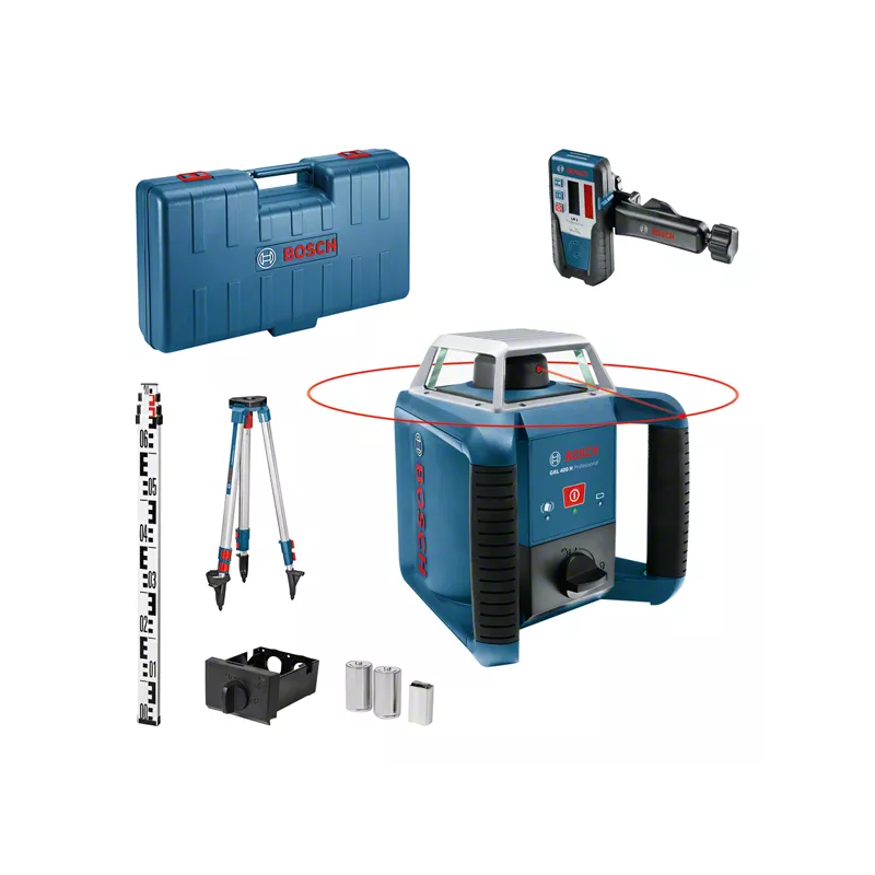 GRL400H + trepied BT 152 + Mire GR 2400 + Cellule LR1 + Piles