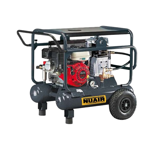 NUAIR B3800/5.5S/10+10 - COMPRESSEUR À MOTEUR THERMIQUE HONDA